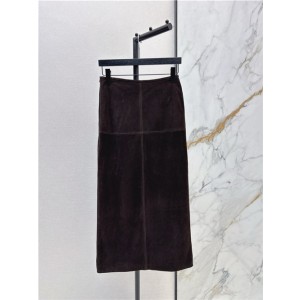 더로우 양가죽 스커트 T86304 2025/신상