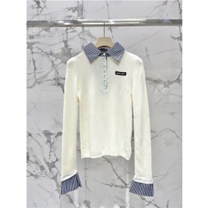 미우미우 긴팔 폴로 니트 M72300 2026/신상