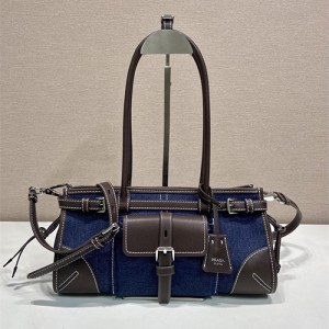 프라다 시그니처 미디엄 데님 숄더백 1BA426 2026/신상