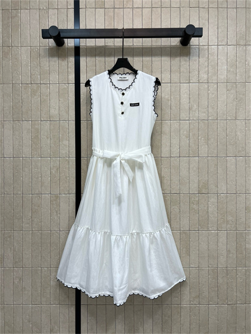 미우미우 민소매 원피스 M63207 2026/신상