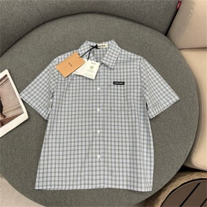 미우미우 반팔 셔츠 M92802 2026/신상