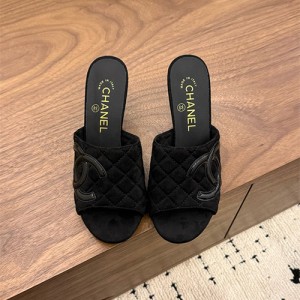 샤넬 여성용 슬리퍼 (굽높이7.5CM) C90377-1 2026/신상
