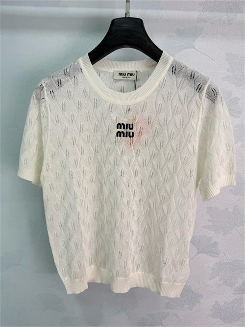 미우미우 반팔 니트 M41990 2026/신상